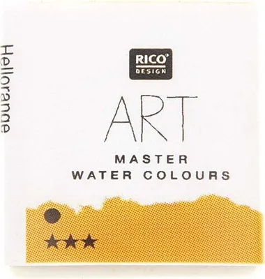 Produktbild von Aquarellfarbe - 1/2 Becher - Hellorange
