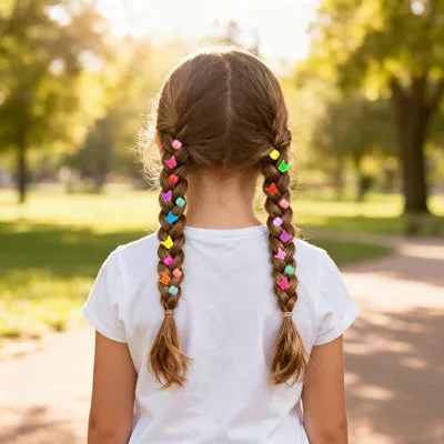 Productafbeelding van Set van 250 minihaarspeldjes met ronde clips en vlinderclips