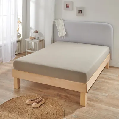 Produktbild von Bettwaren-Shop Jersey-Elasthan Spannbettlaken Multi-Stretch 90x200 - 100x220 cm kiesel