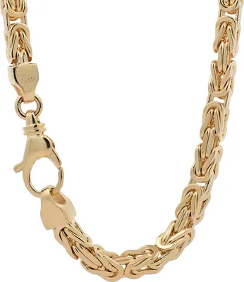 Produktbild von Goldkette Königskette Länge 70cm - Breite 3,5mm - 585-14 Karat Gold