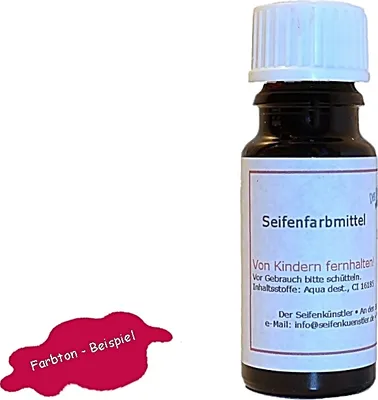 Produktbild von Rubinrot 10ml: flüssige, wasserlösliche Lebensmittel-Farbe