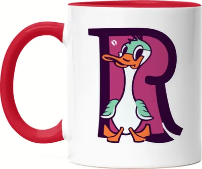 Produktbild von Rente Tasse Rot R Ente Ruhestand Abschiedsgeschenk Oma Opa Mitarbeiter Humor
