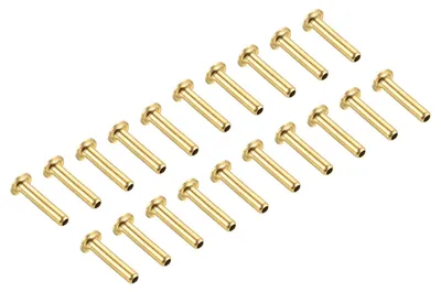 Kompressionsfittingen 2mm, 20 Stück, Messing, Rohrunterstützung
