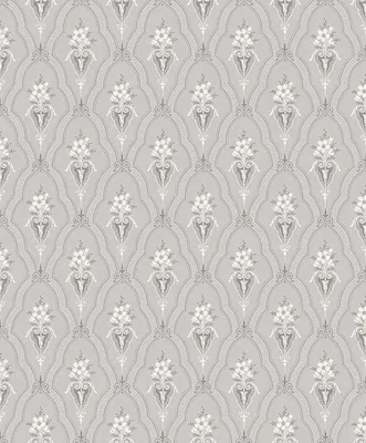 Obrázok produktu pre Borastapeter Tapeta sivé kvety - 660006 - 53 cm x 10,05 m