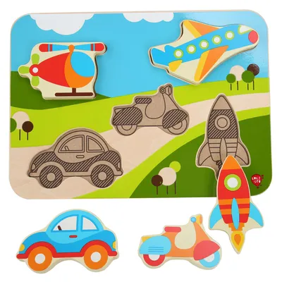 Obrázok produktu pre Vozidlá - puzzle 6 kusov