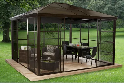 Obrázok produktu pre Sojag Castel 12x14 bronzový pavilón 362 x 427 x 296 cm (D x Š x V) Hliník