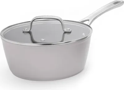 Produktbild von Laura Ashley – Kochgeschirr – Kochtöpf – 20 cm PFOA-freier, geschmiedeter Aluminiumkochtopf mit Antihaftbeschichtung und Glasdeckel in Dark Dove Grey von Pendeford
