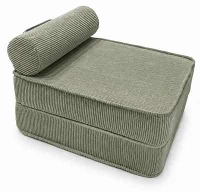 Produktbild von SURB Chair 80 Modularer Loungesessel für Erwachsene aus Cord, Polstersessel mit Rückenrolle, 80 x 95 cm