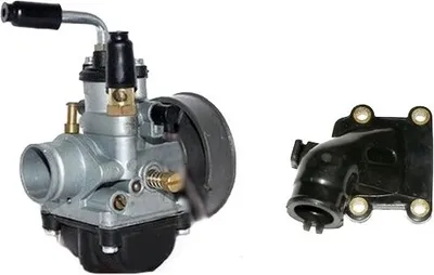 Produktbild von Sport VERGASER 21mm CHOKEHEBEL ANSAUGSTUTZEN für MBK SORRISO bisBj1996 Target 50