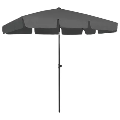 Produktbild von VIDAXL Strandparasol 200x125 cm Anthrazit -ausgelöst