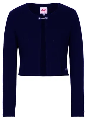 Produktbild von Emana Damen Strickjacke Janker Trachten jacke, Farbe:Dunkelblau, Größe:38/M