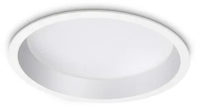Produktbild von Ideal Lux LED-Einbaustrahler, tief, 30 W, 4000 K, 248790, 3200 lm, Schutzart IP44, 21 cm, weiß