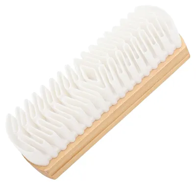 Immagine prodotto di 1 spazzola in spazzola per scarpe in pelle scamosciata, spazzola multifunzione per scarpe, spazzola in legno, per la pulizia e la manutenzione di pelle scamosciata e pelle lucida