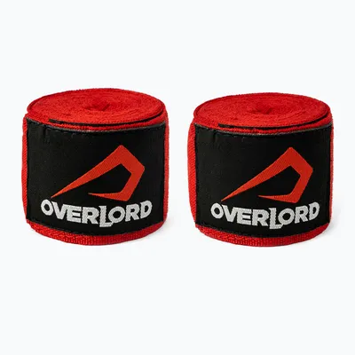 Image de Overlord bandages de boxe élastiques rouge 200001-R/350