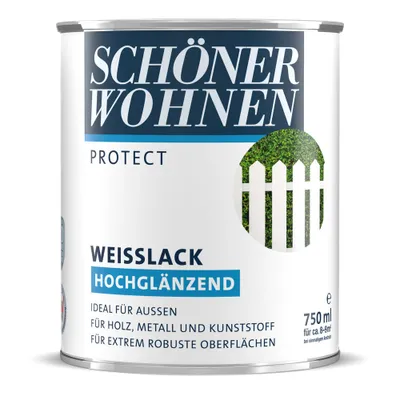 Produktbild von Schöner Wohnen Protect Weisslack Hochglänzend 750 ml