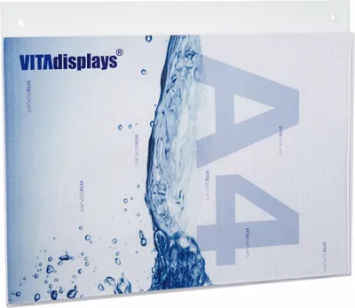 Produktbild von DIN A4 Werbe-Display / hängend / quer