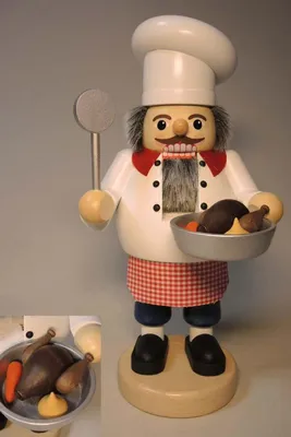 Imagen del producto de Rompefrutos de cocina con sartén, altura 30 cm, nuevo