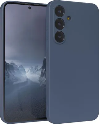Produktbild von EAZY CASE - TPU Hülle für Samsung Galaxy S25 FE, TPU Case stoßfeste Handyhülle, weiches Cover mit Kameraschutz, Silikonhülle in Dunkelblau