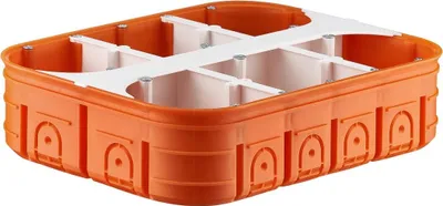 Immagine prodotto di Scatola da incasso 6 pin 6x60 mm, Multiwall, arancione M6x60F