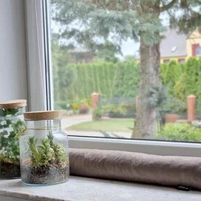 Produktbild von Windstopperset für Außenfenster - Machinengerecht - 80 cm - Braun - Wetterdicht