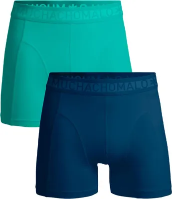 Produktbild von Muchachomalo Herren Boxershorts – 2er Pack – Baumwolle Stretch – Bequeme Unterwäsche – Größe S - SOLID1010-664