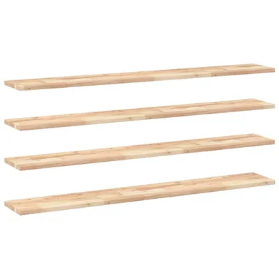 Immagine prodotto di Mensole da Parete 4 pz 160x20x2 cm Legno Acacia Non Trattato