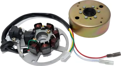 Produktbild von Maxtuned Lichtmaschine komplett mit Polrad inkl. Grundplatte kompatibel mit Minarelli