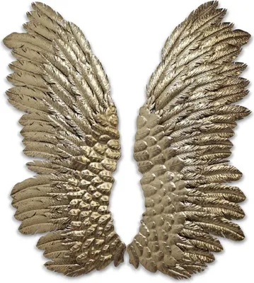 Zdjęcie produktu dla Casa Padrino luksusowa dekoracja ścienna skrzydła anioła złote 44,5 x 4,4 x wys. 115,6 cm - Metalowe skrzydła dekoracyjne - Akcesoria dekoracyjne