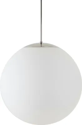 Image de OSMONT ADR62580 ADRIA P4 HP luminaire suspendu en verre acier inoxydable poli / blanc IP40 4000 K 59W LED