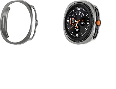 Immagine prodotto di INF Custodia protettiva 40mm per Samsung Watch8 in PC nero, antiurto Grigio M
