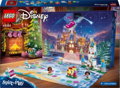 Zdjęcie produktu dla LEGO ǀ Disney Kalendarz adwentowy na 2024 rok, Zabawka dla Dziecka do Zbudowania z 5 Mikrolaleczkami, Pomysł na Prezent dla 5-latki, dla Dziewczynki i dla Chłopca, na Mikołajki i na Święta, 43253