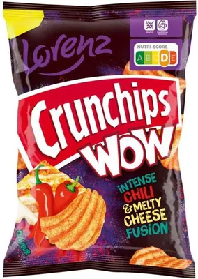 Produktbild von Crunchips WOW Intense Chili & Melty Cheese Fusion 110g