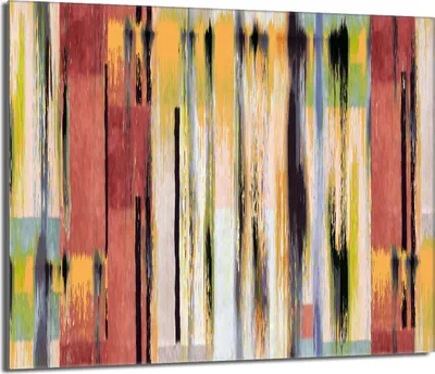 Produktbild von Herdabdeckplatte 60x52 Glaskeramikkochfeld Abdeckung Spritzschutz Glasplatte Deko Schneidebrett, Holz Bunt