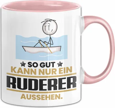 Produktbild von Ruderer Geschenk Tasse So Gut Kann Nur Ein Ruderer Aussehen Geschenkidee Kaffee-Becher (Rosa)