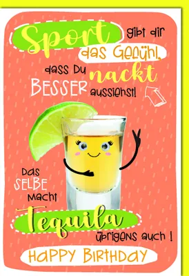 Produktbild von Geburtstag - Glückwunschkarte im Format 11,5 x 17 cm mit Umschlag