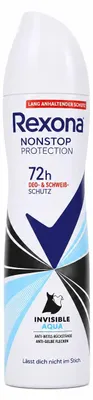 Immagine prodotto di Rexona Dezodorant Nonstop Protection, Invisible Aqua, 150 ml (PRODUKT Z NIEMIEC)