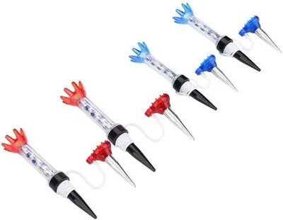 Productafbeelding van Golf trainingsset - 4 stuks - Flexibele, magnetische golftees - Kunststof - Lichtgewicht - 50 gram - Golfbalhouder