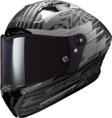 Obrázek produktu pro LS2 FF805 Thunder GP Polar Carbon helma, černá matná/šedá, S (55/56)