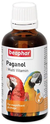 Imagen del producto de Beaphar Vitam ptáci Paganol, suplemento multivitamínico para aves, para periquitos, 50 ml