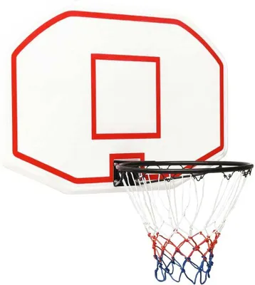 Obrázek produktu pro Basketbalový koš bílý 109 x 71 x 3 cm polyethylen