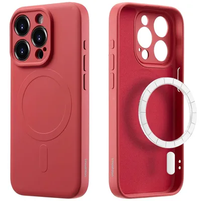 Imagen del producto de Funda de Colores con MagSafe para Apple iPhone 15 Pro - Dusty Rose