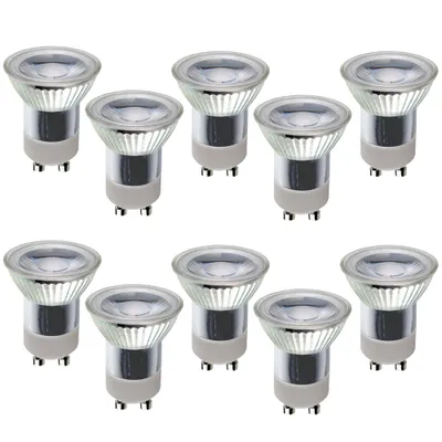 Produktbild von 10 x LED Leuchtmittel kleiner Reflektor MR11 3W = 35W GU10 230V 250lm warmweiß 3000K 36°