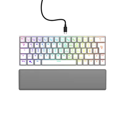 Produktbild von Hama Exodus 760 Tastatur USB QWERTZ Deutsch Weiß