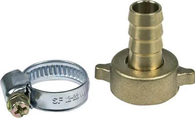Produktbild von easyPART passend für 10030754 EUROPART Schlauchverschraubung 1/2"x1/2" Messing u.a. für Gartenschlauch