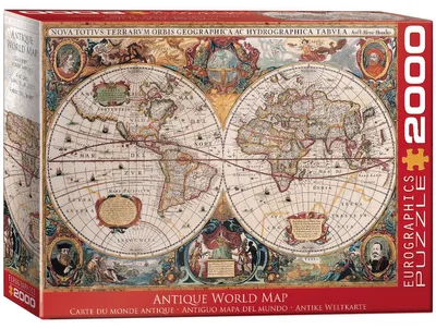 Image de EUROGRAPHICS Puzzle Carte du monde antique 2000 pièces