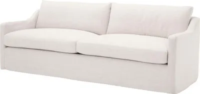 Produktbild von Casa Padrino Luxus Wohnzimmer Sofa Weiß 230 x 100 x H. 75 cm - Wohnzimmermöbel