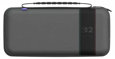 Produktbild von Turtle Beach PlayTrek Etui Offiziell von Nintendo lizenzierte Reiseetui zum Schutz deiner Nintendo Switch 2, Antrazitschwarz, Reisekoffer, Nintendo, Schwarz, Anthrazit, EVA (Äthylen-Vinylazetat), Polyester, Thermoplastische Polyurethane (TPU), Nintendo Switch 2, Stoßfest, Fallbeständig, Kratzresistent