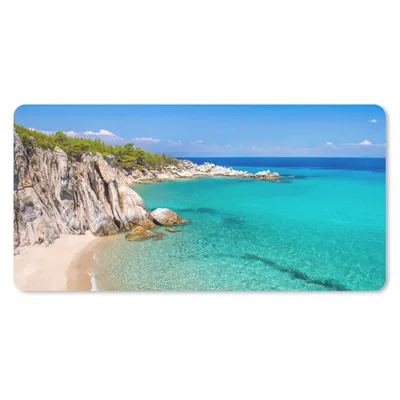 Produktbild von MuchoWow® Mauspad Mousepad Meer - Strand - Sommer 60x30 cm - Mousepads - Maus Mat - Pad - Mausunterlage - Nachhaltig