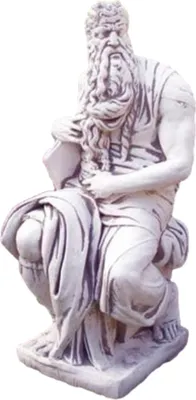 Produktbild von Schöne Moses Figur aus Steinguss Neu Frostfest Witterungsbeständig ST-101044