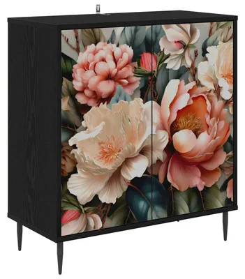 Zdjęcie produktu dla Komoda BORNE, imitacja czarnego dębu, 69 x 33 x 76 cm